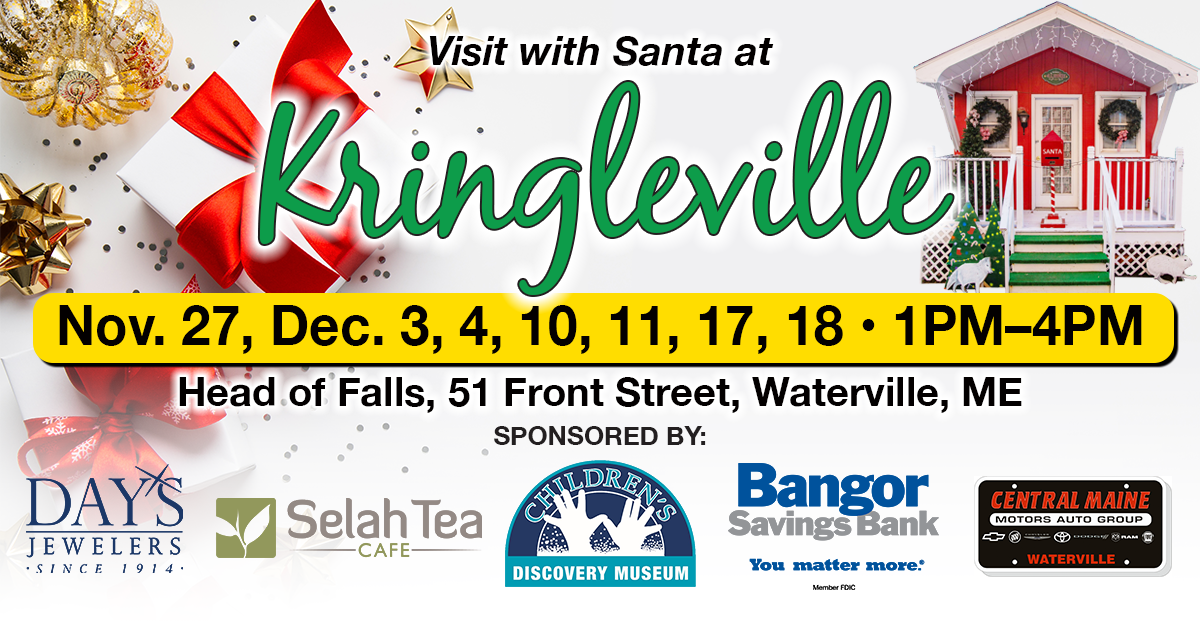 Visit Santa at Kringleville in Downtown Waterville